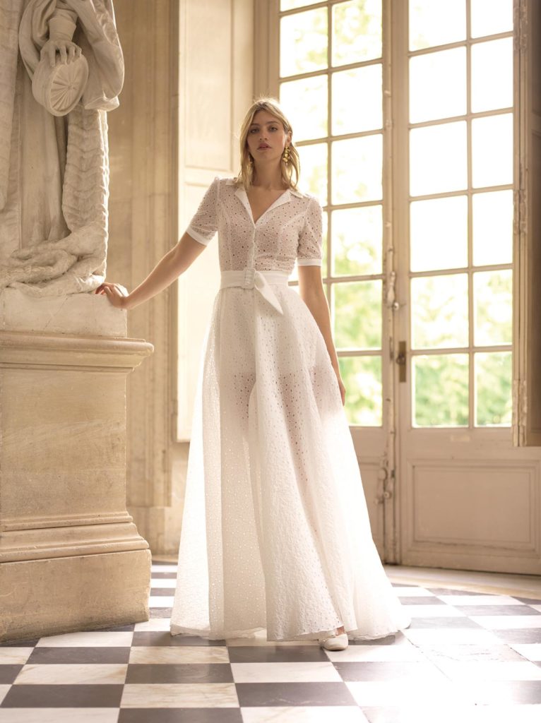 Robes de mariée : Ambre - Collection 2020 - Marie Laporte - Créatrice de robes de mariée sur mesure - Paris