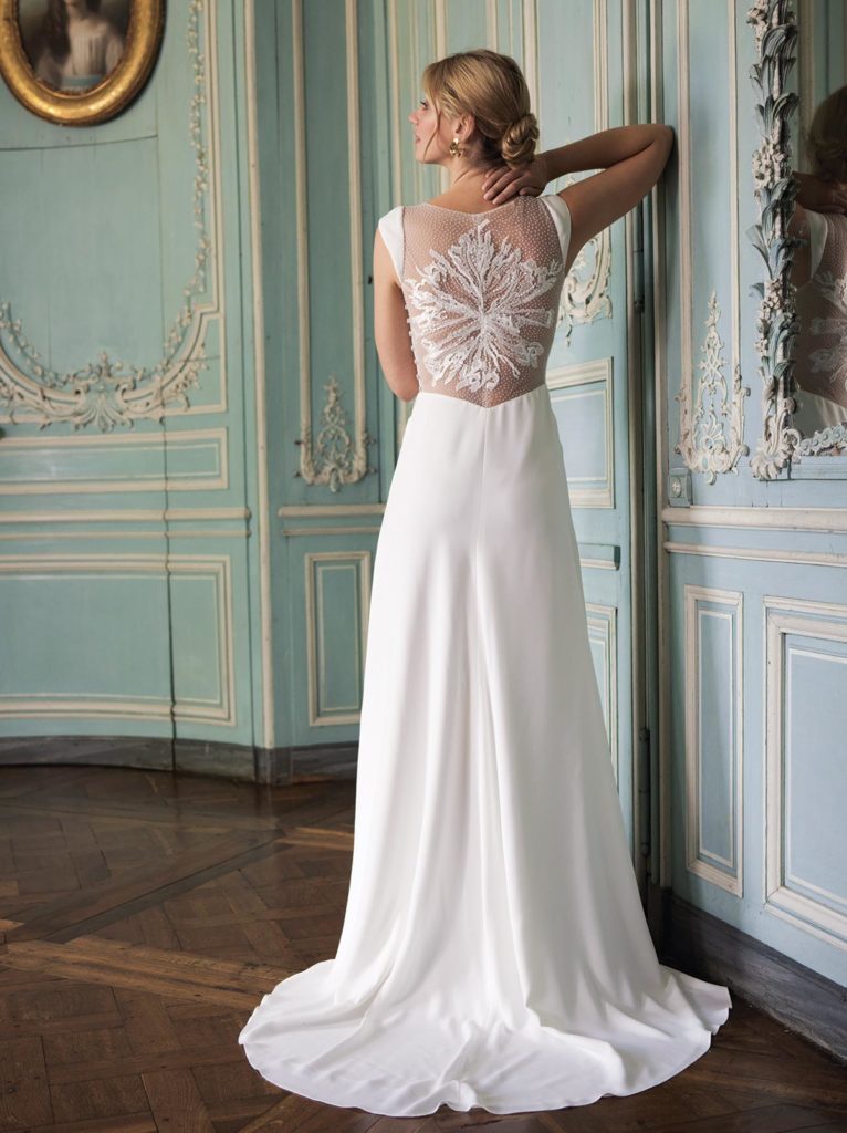 Robes de mariée : Bertille - Collection 2020 - Marie Laporte - Créatrice de robes de mariée sur mesure - Paris