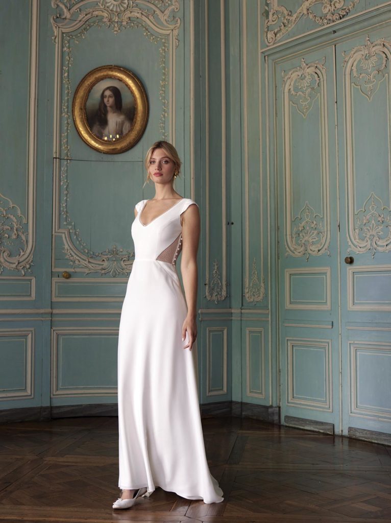 Robes de mariée : Bertille - Collection 2020 - Marie Laporte - Créatrice de robes de mariée sur mesure - Paris