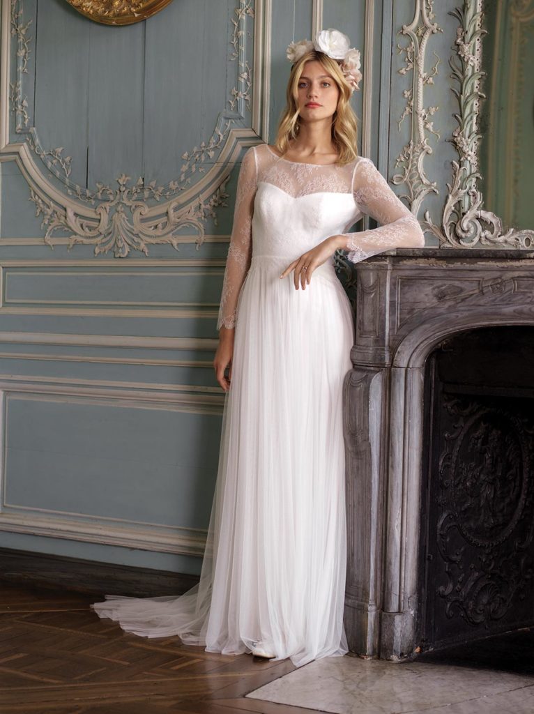 Robes de mariée : Candice - Collection 2020 - Marie Laporte - Créatrice de robes de mariée sur mesure - Paris