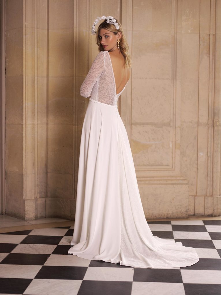 Robes de mariée : Céleste - Collection 2020 - Marie Laporte - Créatrice de robes de mariée sur mesure - Paris