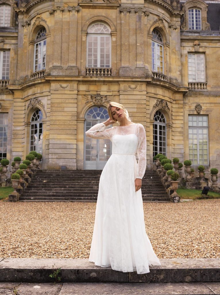 Robes de mariée : Colette - Collection 2020 - Marie Laporte - Créatrice de robes de mariée sur mesure - Paris