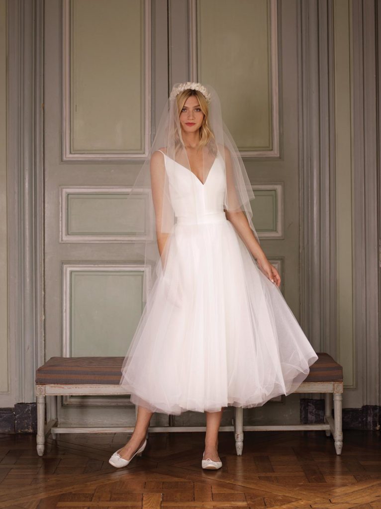 Robes de mariée : Colombine - Collection 2020 - Marie Laporte - Créatrice de robes de mariée sur mesure - Paris