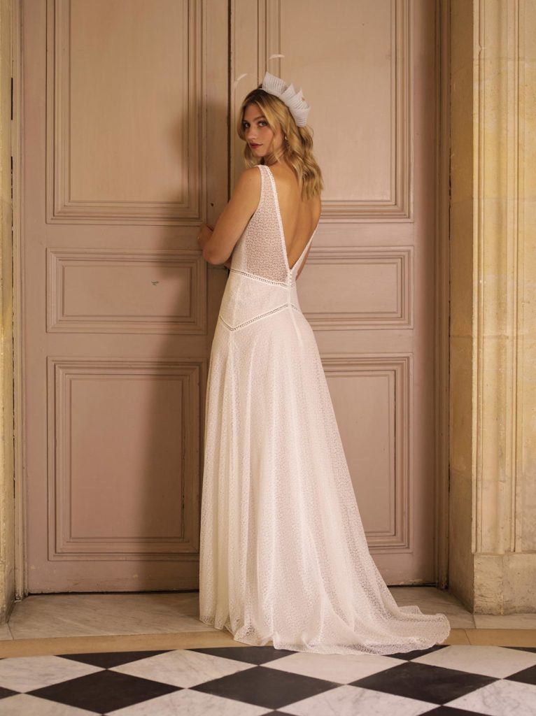 Robes de mariée : Elena - Collection 2020 - Marie Laporte - Créatrice de robes de mariée sur mesure - Paris