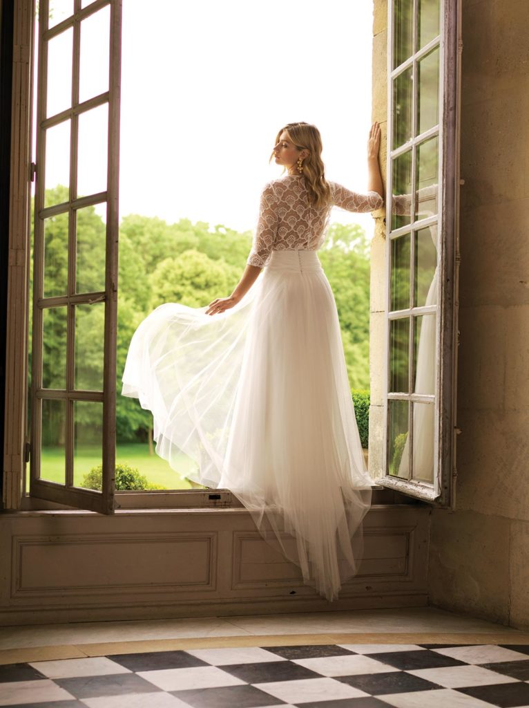 Robes de mariée : Elvira - Collection 2020 - Marie Laporte - Créatrice de robes de mariée sur mesure - Paris