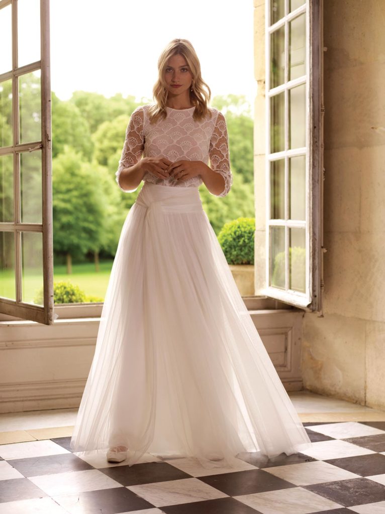 Robes de mariée : Elvira - Collection 2020 - Marie Laporte - Créatrice de robes de mariée sur mesure - Paris