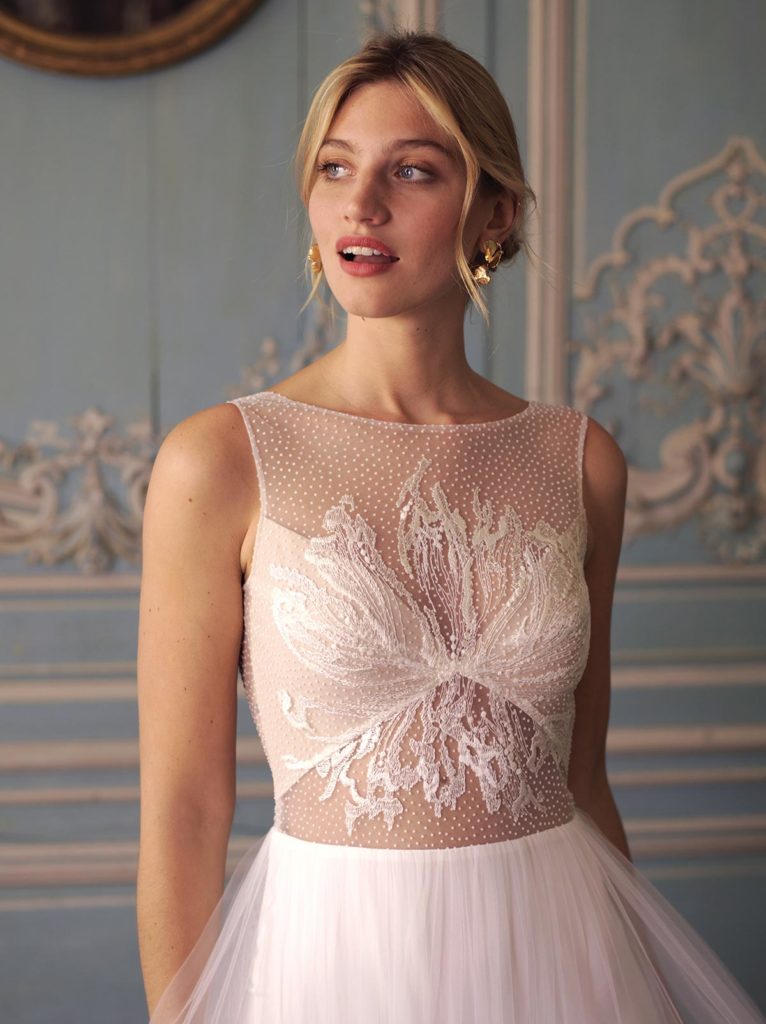 Robes de mariée : Eugénie - Collection 2020 - Marie Laporte - Créatrice de robes de mariée sur mesure - Paris