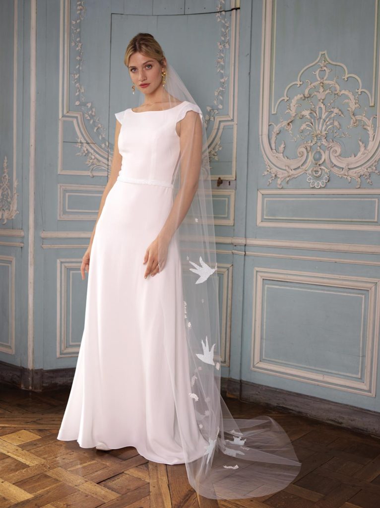 Robes de mariée : Gisèle - Collection 2020 - Marie Laporte - Créatrice de robes de mariée sur mesure - Paris