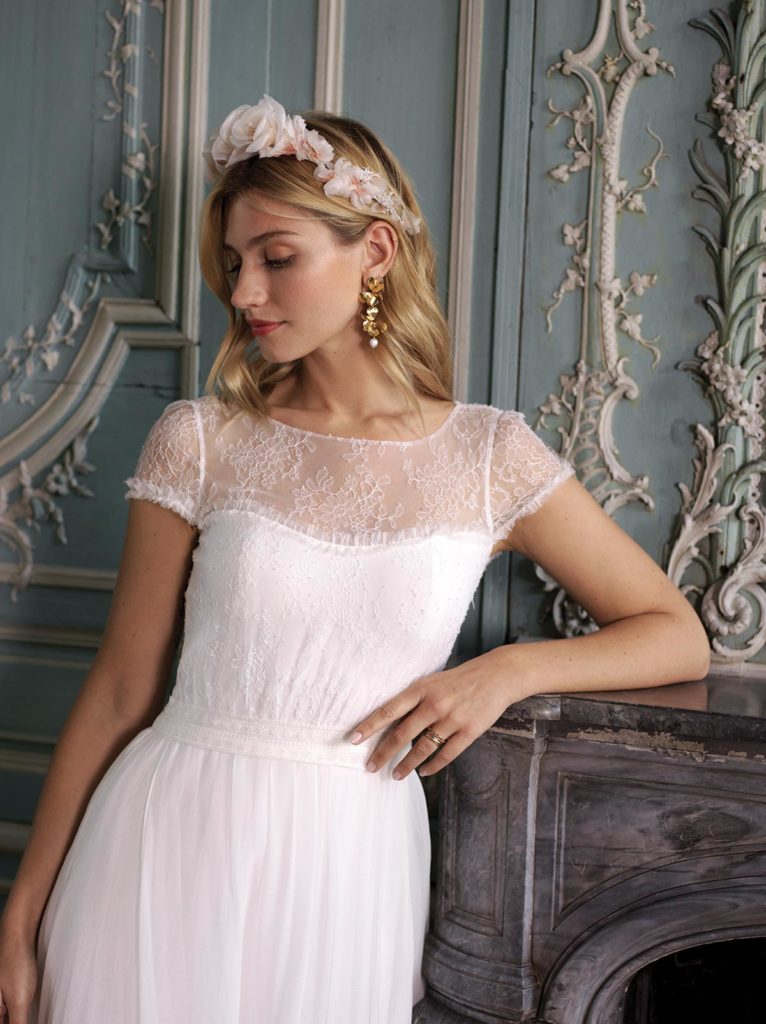 Robes de mariée : Jade - Collection 2020 - Marie Laporte - Créatrice de robes de mariée sur mesure - Paris