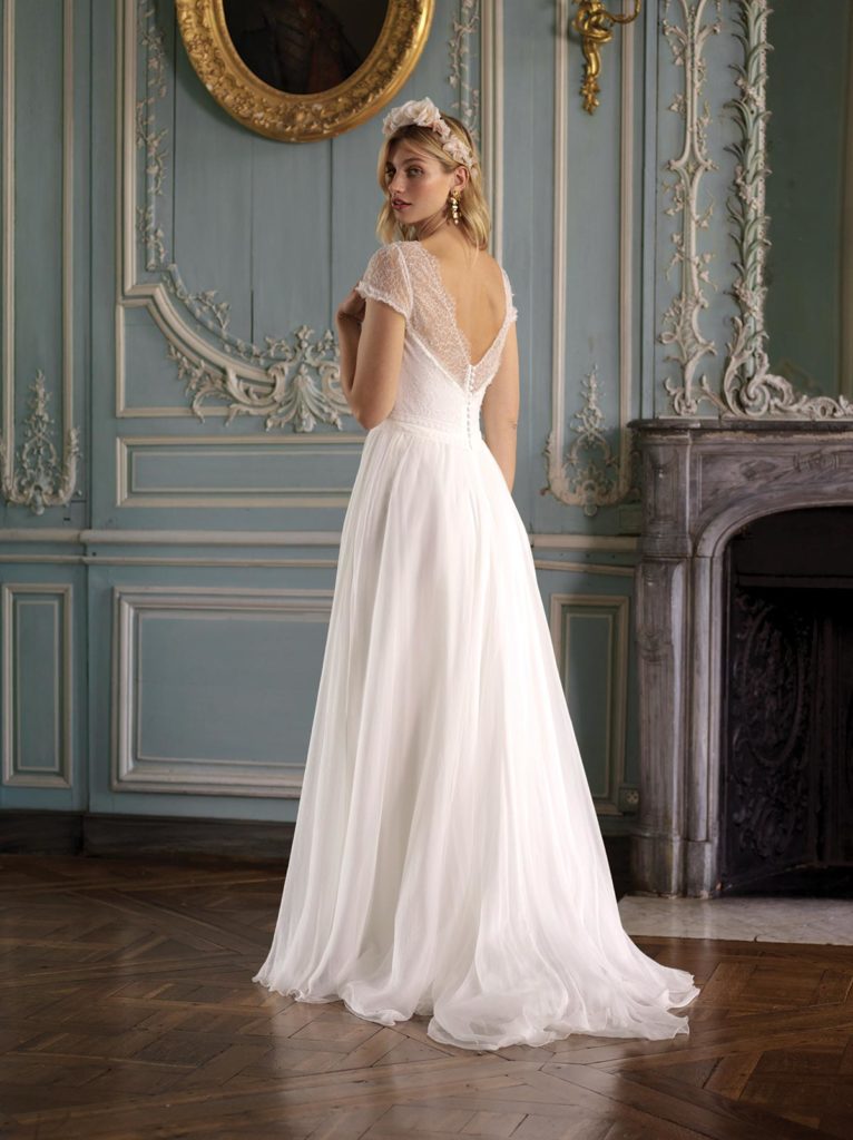 Robes de mariée : Jade - Collection 2020 - Marie Laporte - Créatrice de robes de mariée sur mesure - Paris