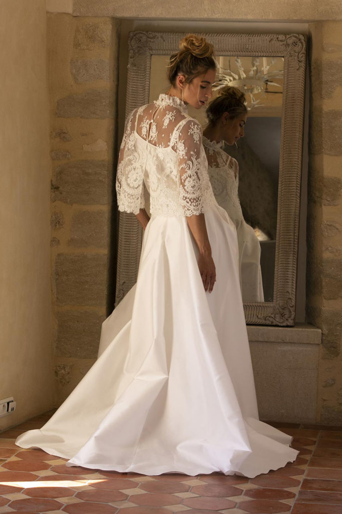 Robes de mariée : Jasper - Collection 2021 - Marie Laporte - Créatrice de robes de mariée sur mesure - Paris