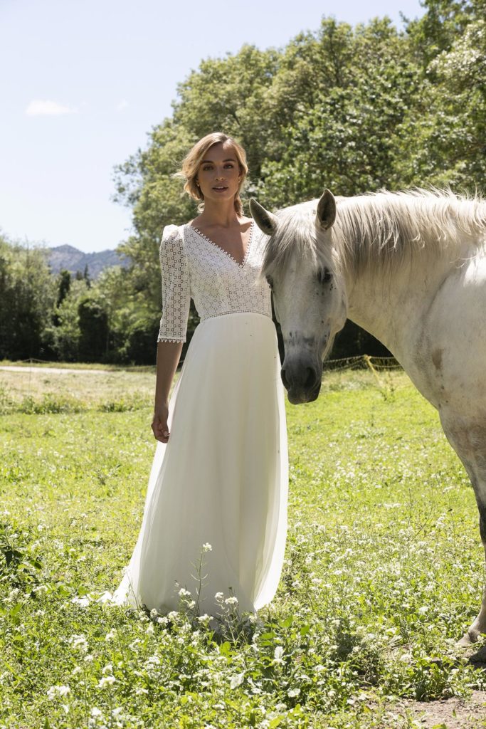 Robes de mariée : Oliver - Collection permanente - Marie Laporte - Créatrice de robes de mariée sur mesure - Paris