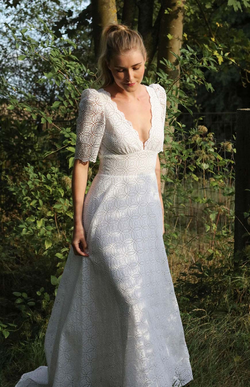 Robes de mariée : Cottage - Collection 2022 - Marie Laporte - Créatrice de robes de mariée sur mesure - Paris