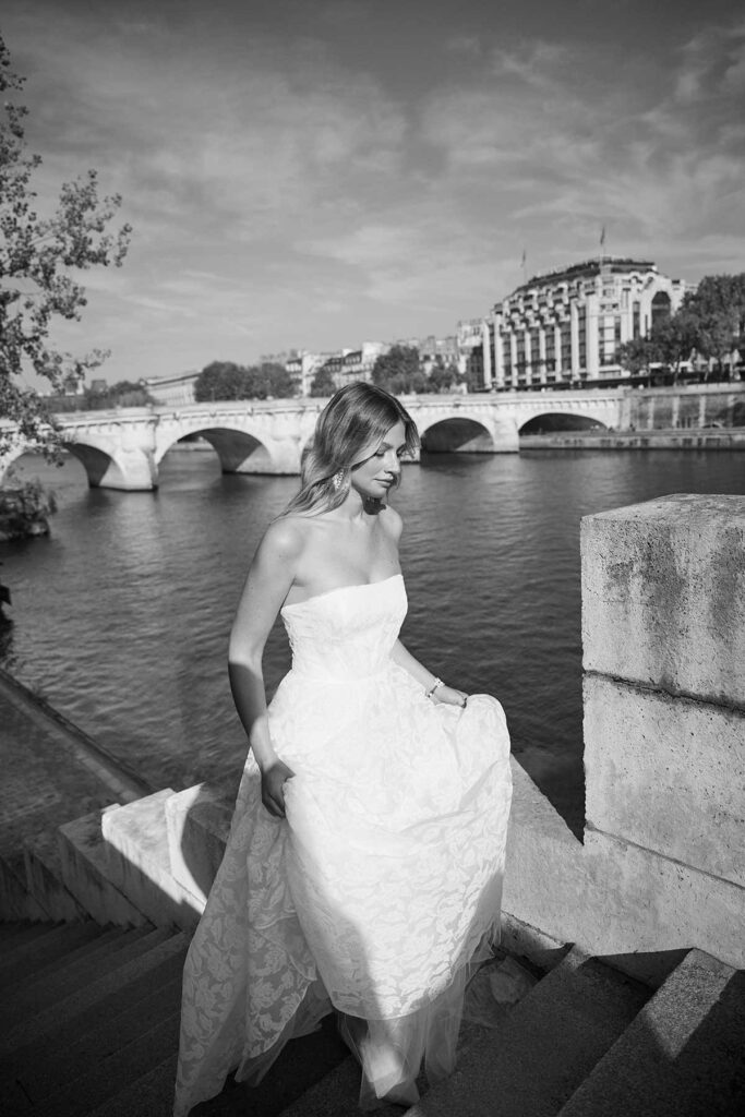 Robes de mariée : Bir hakeim - Paris mon amour - Marie Laporte - Créatrice de robes de mariée sur mesure - Paris