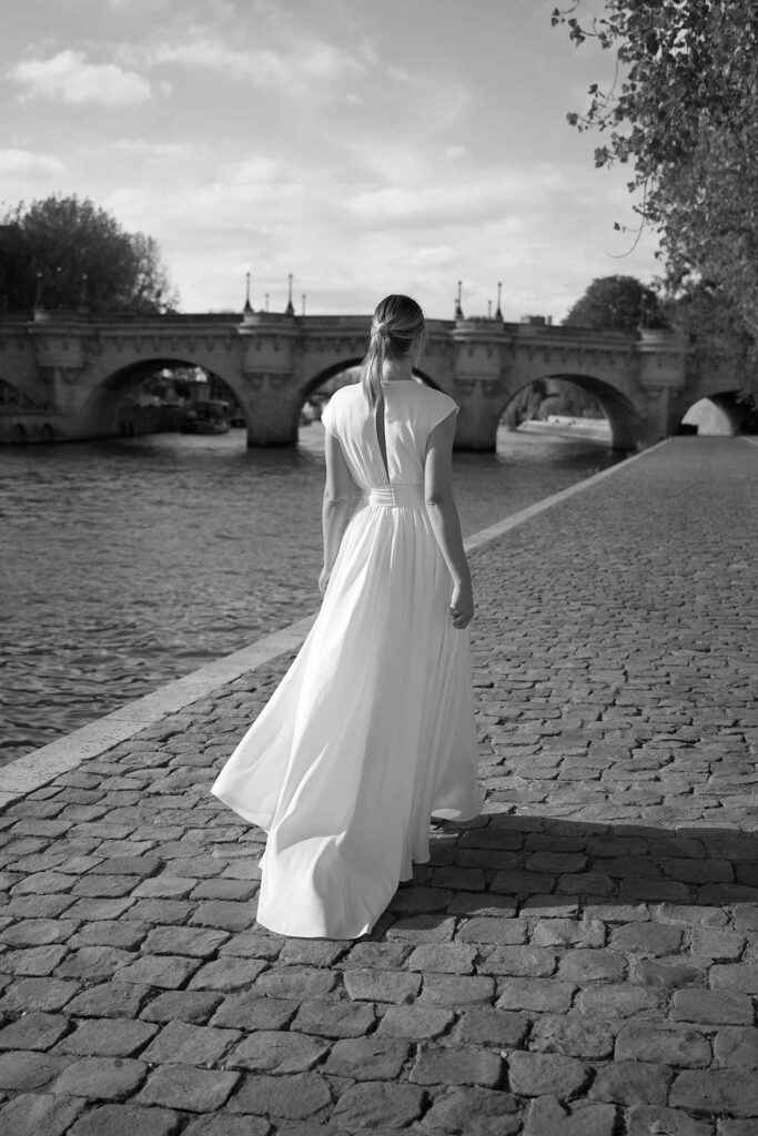 Robes de mariée : Iena - Paris mon amour - Marie Laporte - Créatrice de robes de mariée sur mesure - Paris