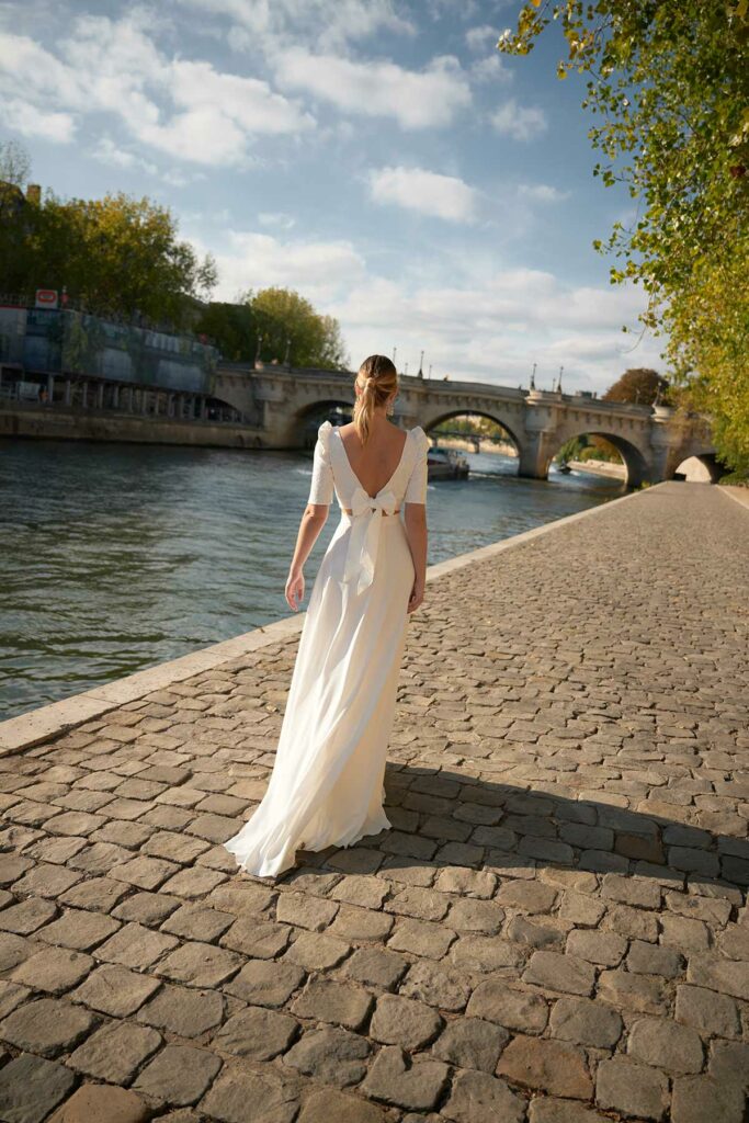 Robes de mariée : Jasmin - Paris mon amour - Marie Laporte - Créatrice de robes de mariée sur mesure - Paris