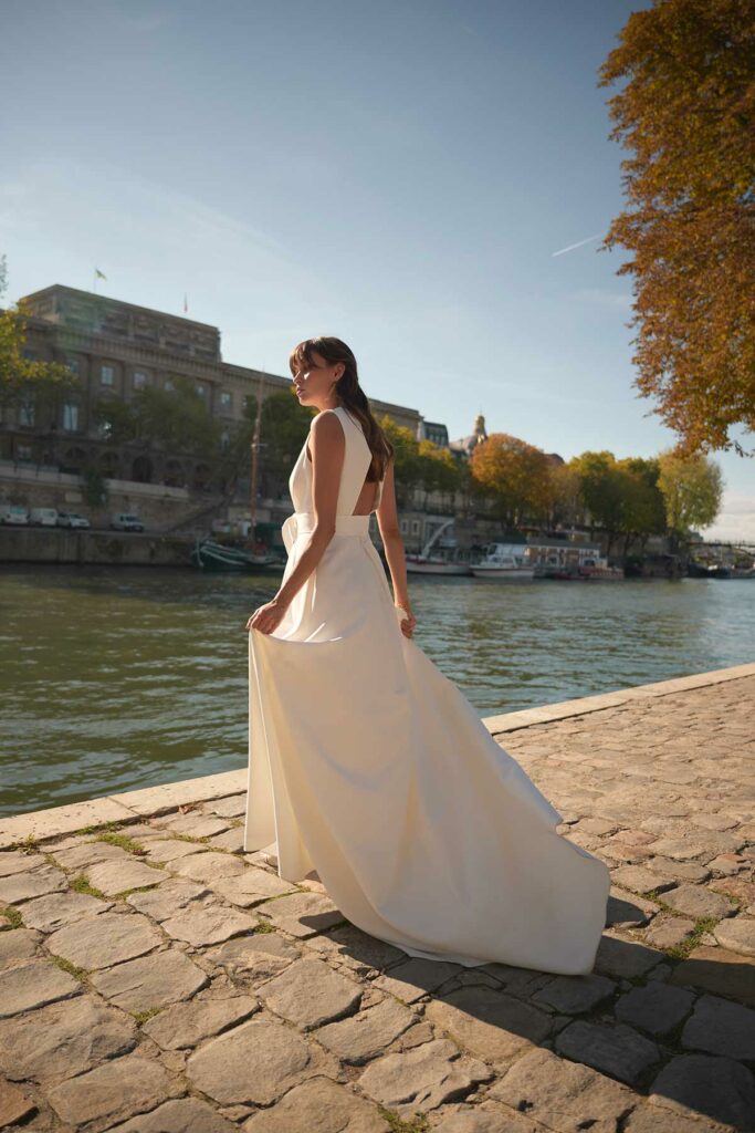 Robes de mariée : Mirabeau - Paris mon amour - Marie Laporte - Créatrice de robes de mariée sur mesure - Paris