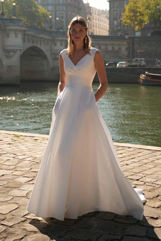 Robes de mariée : Solferino - Paris mon amour - Marie Laporte - Créatrice de robes de mariée sur mesure - Paris