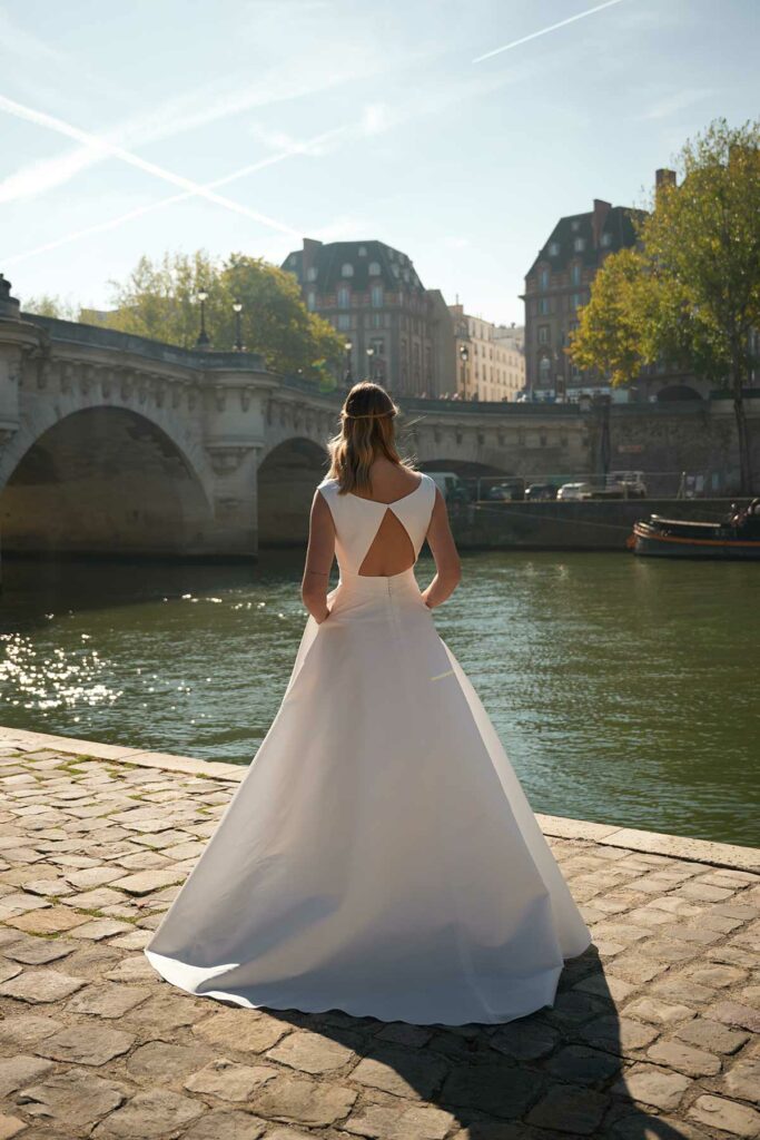 Robes de mariée : Solferino - Paris mon amour - Marie Laporte - Créatrice de robes de mariée sur mesure - Paris