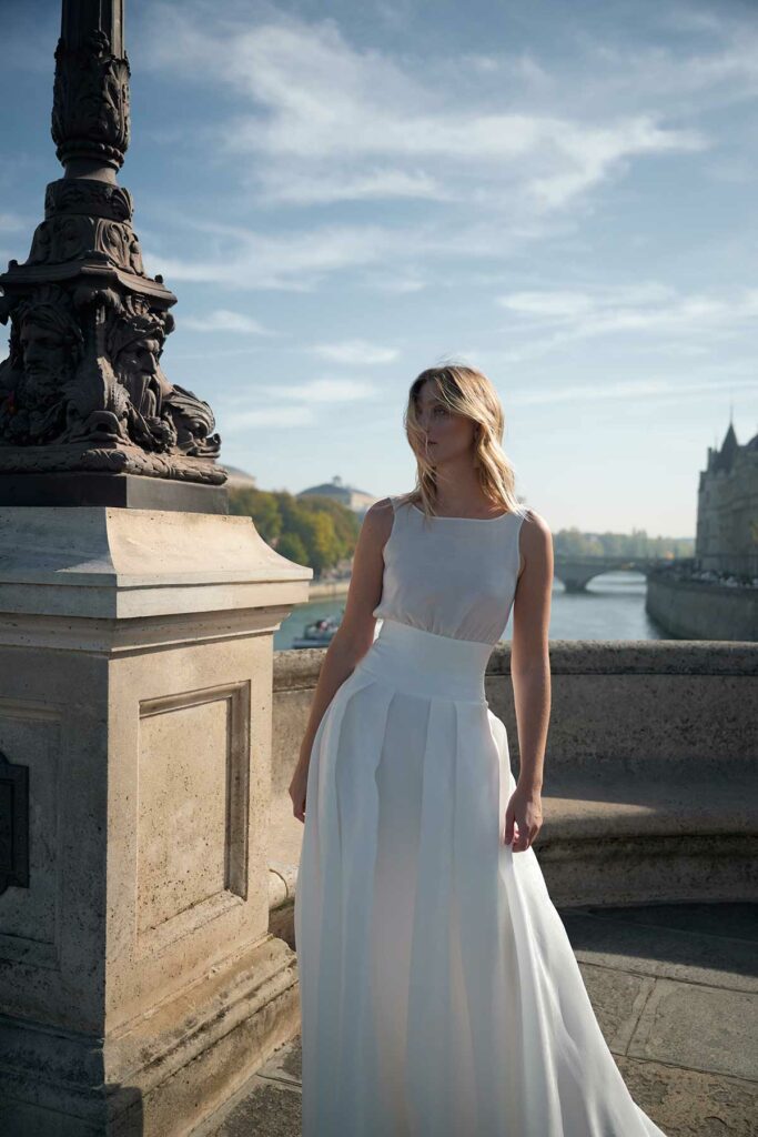 Robes de mariée : Sully – Morland - Paris mon amour - Marie Laporte - Créatrice de robes de mariée sur mesure - Paris