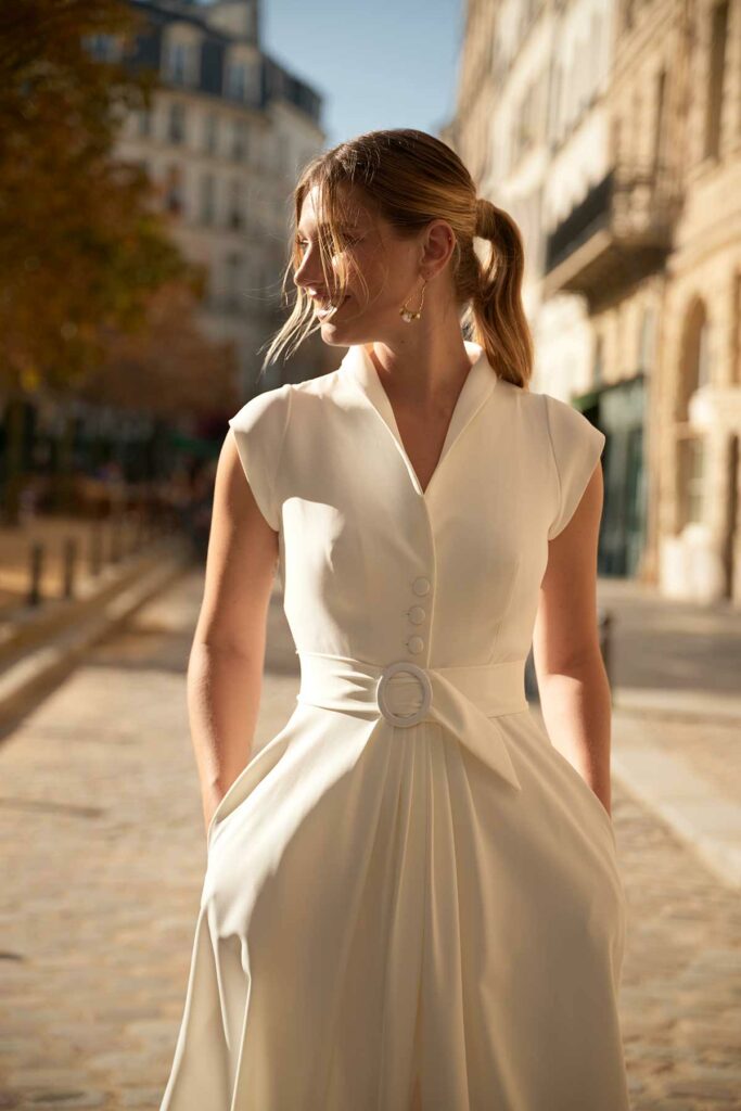 Robes de mariée : Villiers - Paris mon amour - Marie Laporte - Créatrice de robes de mariée sur mesure - Paris