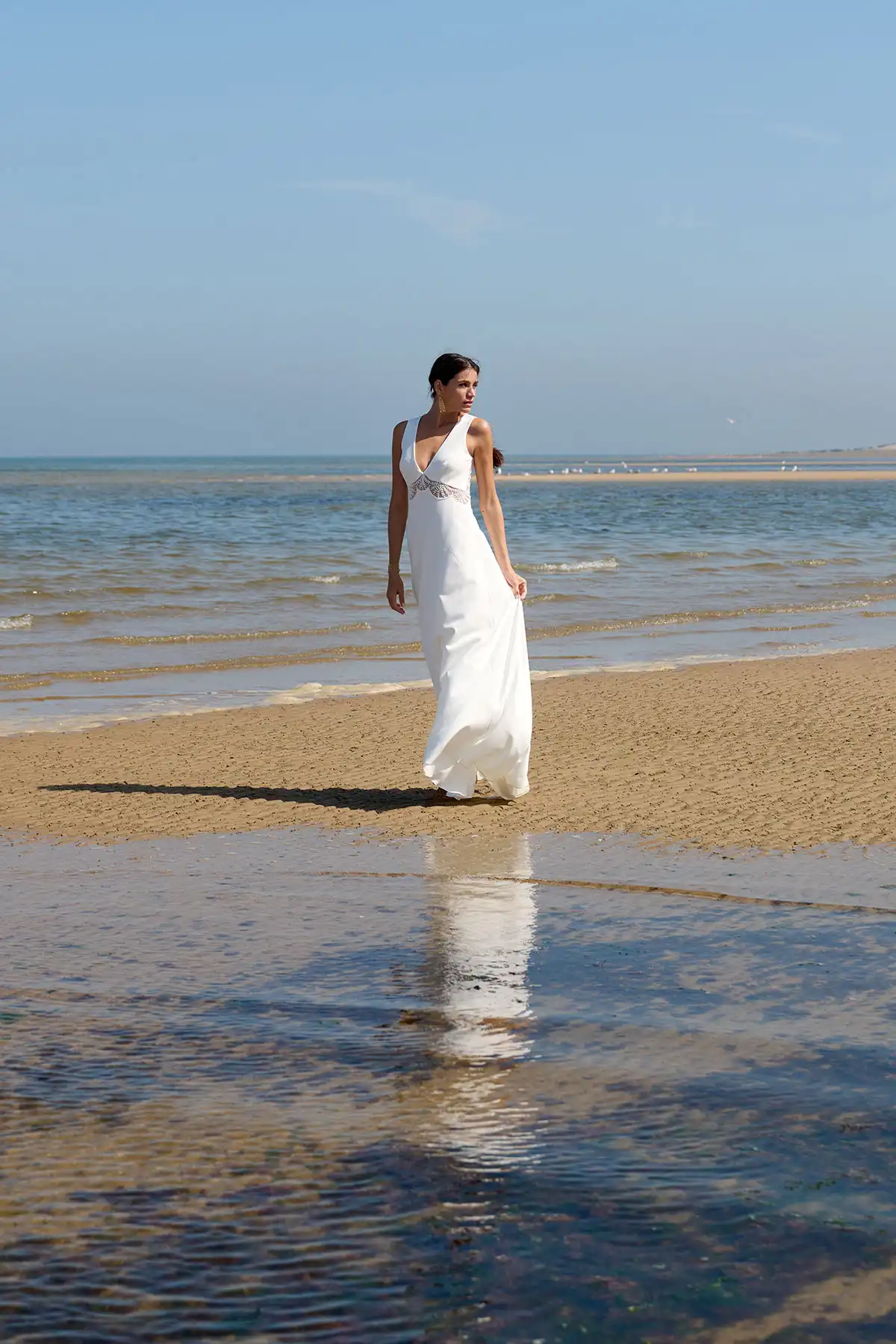 Robes de mariée : L’Astucieuse - Au fil de l'eau - Marie Laporte - Créatrice de robes de mariée sur mesure - Paris