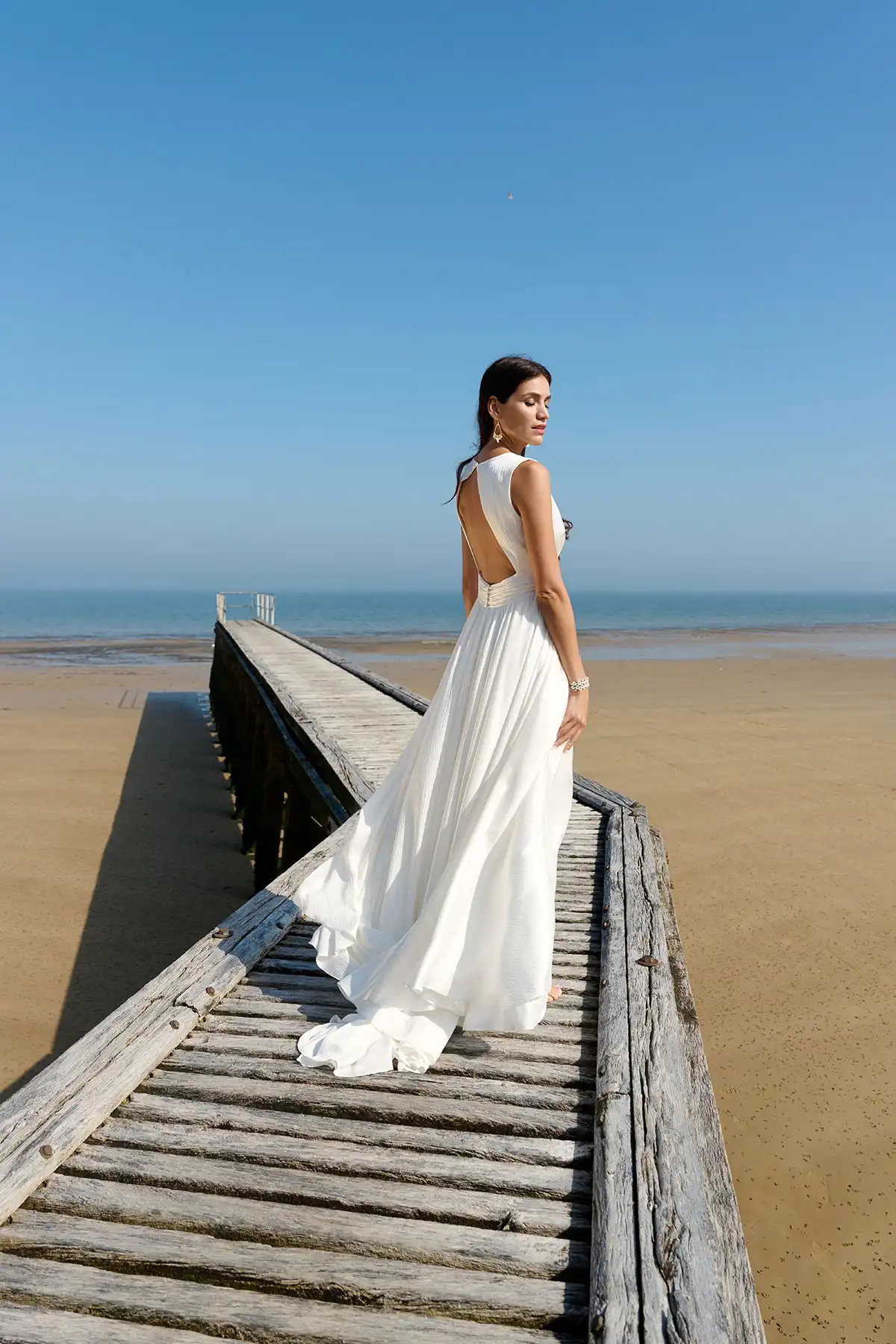 Robes de mariée : L’Espiègle - Au fil de l'eau - Marie Laporte - Créatrice de robes de mariée sur mesure - Paris