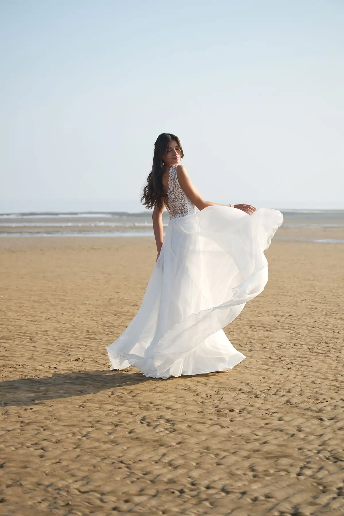 Robes de mariée : L’Exquise - Au fil de l'eau - Marie Laporte - Créatrice de robes de mariée sur mesure - Paris