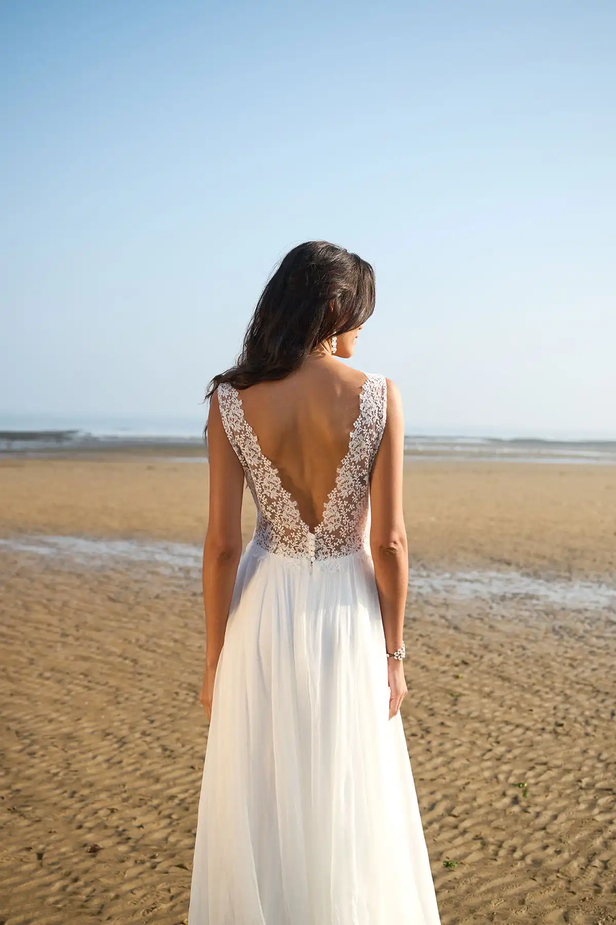 Robes de mariée : L’Exquise - Au fil de l'eau - Marie Laporte - Créatrice de robes de mariée sur mesure - Paris