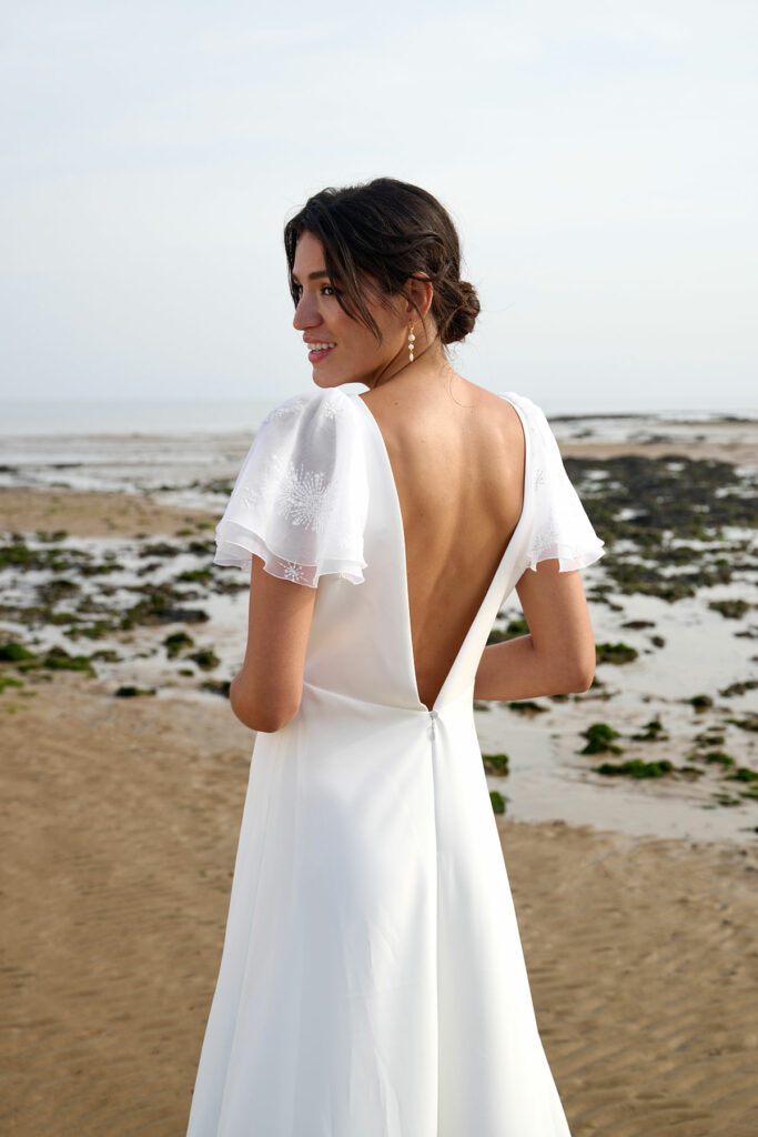 Robes de mariée : L’Unique - Au fil de l'eau - Marie Laporte - Créatrice de robes de mariée sur mesure - Paris