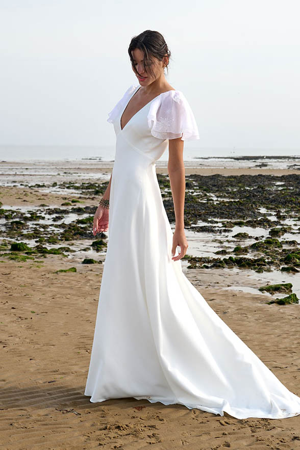 Robes de mariée : L’Unique - Au fil de l'eau - Marie Laporte - Créatrice de robes de mariée sur mesure - Paris