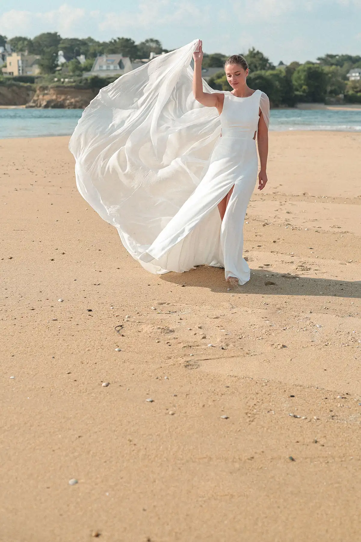 Robes de mariée : Confidence - L'heure dorée - Marie Laporte - Créatrice de robes de mariée sur mesure - Paris