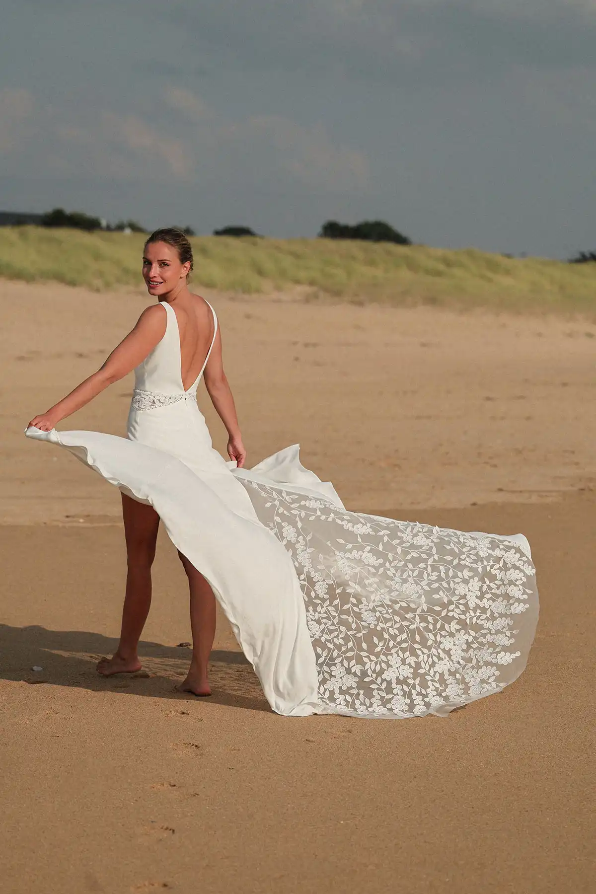 Robes de mariée : Romance - L'heure dorée - Marie Laporte - Créatrice de robes de mariée sur mesure - Paris