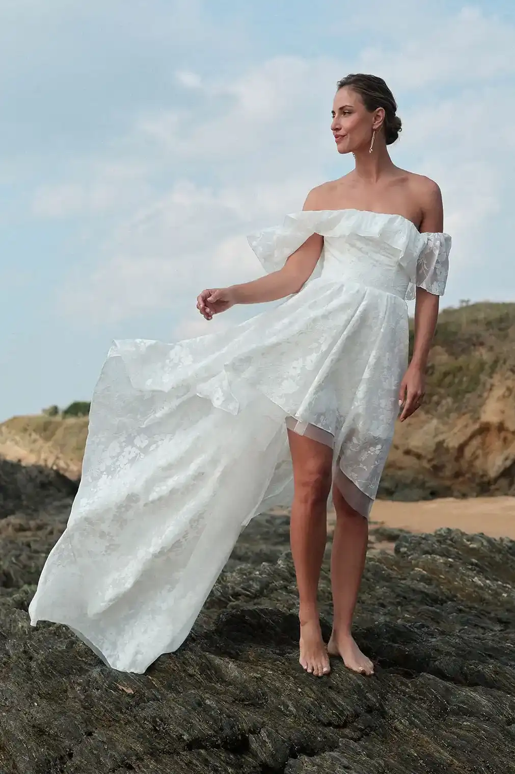 Robes de mariée : Toujours - L'heure dorée - Marie Laporte - Créatrice de robes de mariée sur mesure - Paris