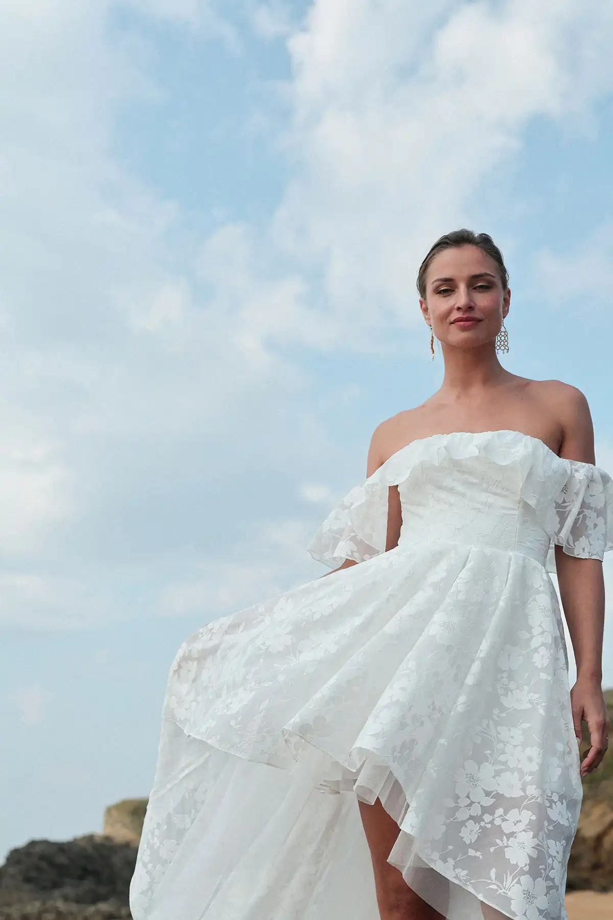 Robes de mariée : Toujours - L'heure dorée - Marie Laporte - Créatrice de robes de mariée sur mesure - Paris