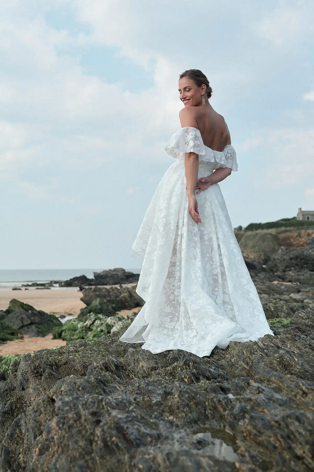 Robes de mariée : Toujours - L'heure dorée - Marie Laporte - Créatrice de robes de mariée sur mesure - Paris