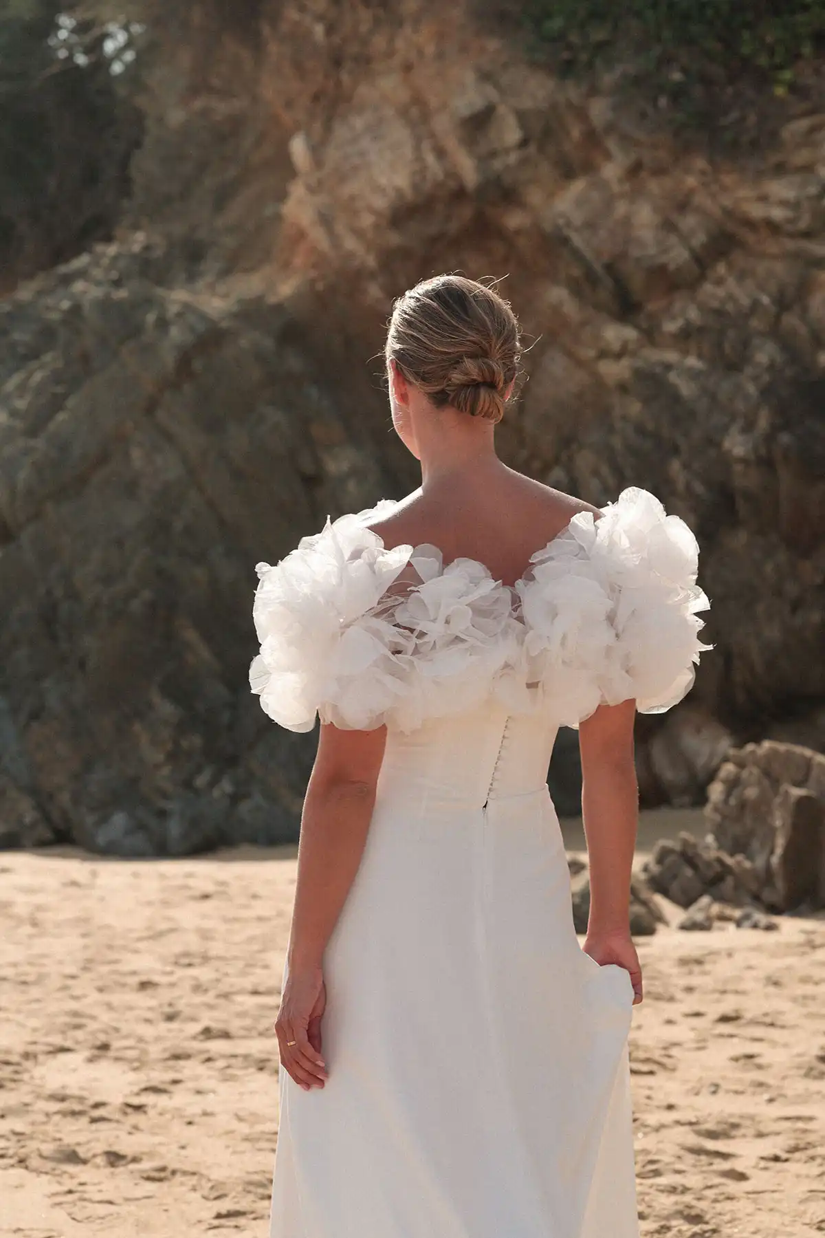 Robes de mariée : Éternité - L'heure dorée - Marie Laporte - Créatrice de robes de mariée sur mesure - Paris